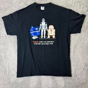 Star Wars black parody cotton t-shirt